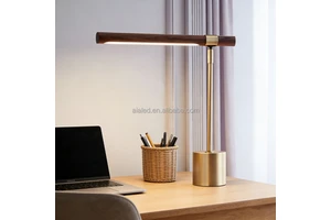 Nordic Modern Minimalist Bedroom Bedside Table Lamp Desk Lamp Hotel Decoration Wood Grain Table Lamp