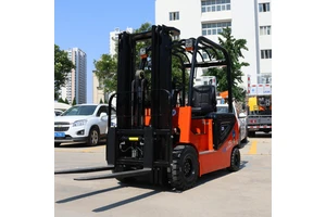 In Stock Fast Delivery 2.5T Battery Mini Three Wheel Small Reach Electric Forklift For Narrow Aisle Use