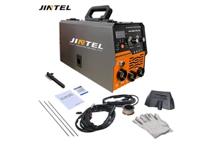 New Portable Mig Tig Welding Machine 3 in 1 Flux Core 220v Gasless Mig Led Digital IGBT Inverter Welder