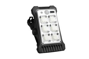 Adjustable Outdoor Solar Lights with Motion Sensor IP65 Waterproof ABS LED Clamp for Grill Fence Garden Camping & Patio Umbrella