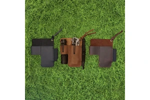 Hot Sale Genuine Leather Belt Flashlight Sleeve Portable EDC Tool Bag Durable Knife Cover Pen&Key Sheath Outdoor Camp Products