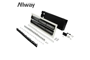 For SKD Modern Black Aluminium Recessed LED Linear Light Anti-Glare Dimmable 20Watt-30Watt Led Lamp Fixture 3-Year Warranty
