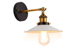 American Retro Industrial Style LOFT Edison Black Iron Led Wall Lamp Aisle Shop bar Cafe Wall Lamp