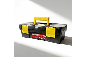 11 Inch Portable Toolbox with Carrying Handle Hardware Storage Case Repair Tool Container Toolbox