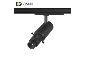 Aluminum Housing museum Lighting Dimmable Led Track Spotlight 20w Contour Spotlight