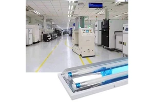4FT 36W T8 Double Tube LED Tri-proof Light Stainless Steel Shell Purification Lamp Garage Cleanroom Lighting Tri-proof Lamps