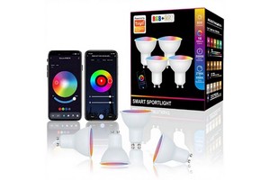 Tuya WiFi Lamp Cup GU10 RGB+CT Dimmable Spotlight Supports Alexa Smart Spotlight Bulb