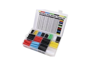 580 Packs Heat Shrink Tubing Kit Tools Set Car Waterproof Insulated Wear Resistance Heat Shrink Sleeves Tube Repair Tool