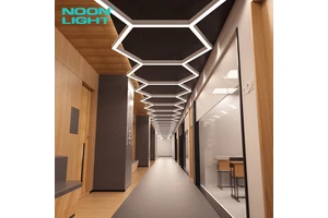Modern Linear Pendant LED Light Suspension Lamp for Office Retail Shop Corridor and Commercial Indoor Lighting