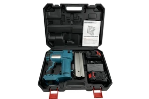 18V Cordless Electric DIY Nail Gun Woodworking Tools With Battery Power Includes Staple Gun & Nail Gun