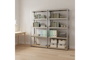 175kg/Level 5 Levels Garage Storage Shelving Unit-Easy Assembly-DIY Use