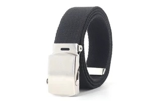 High Quality 32mm 35mm Canvas Nylon Luxury Metal Belt Buckle