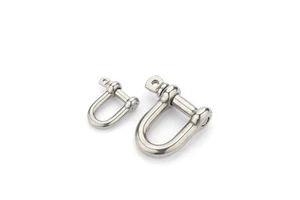 Heavy Duty Stainless Steel D Shackle Marine Grade Screw Pin Dee Shackles Lifting Chain Rigging Shackle for Boat Hoist