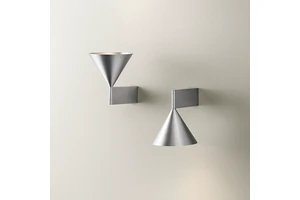 Modern Minimalist LED Wall Sconce Lamp Aluminum Cone Uplight Fixture for Bedroom Hotel Restaurant Cafe Aisle Corridor Stairway