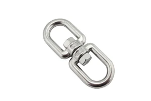 304 Stainless Steel 8-Shaped Rotating Ring Universal Ring Eye Swivel Shackle Buckles
