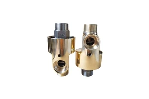 1'' HD25 Left-handed Thread One Way Rotary Joint High Temperature Oil Water 1 Inch Brass Cooling Swivel Rotating Fitting