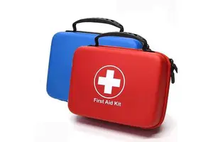 Hard Shell EVA Empty First Aid Kit Portable Emergency Survival Zipper Bag Without Medical Supplies For Travel Camping Home Car