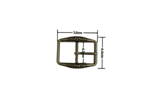 Wholesale vintage style personolized carved retro pin buckle