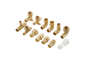 Straight Coupling Brass F1807 Lead Free Pex Coupling Fitting for Pex Pipe Fitting Connect Brass Fittings Plumbing