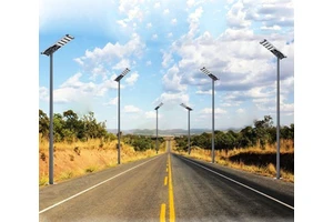 150w 200w 250w 300w All-In-One Solar Street Light for Projects Convenient and Efficient Lighting Solution