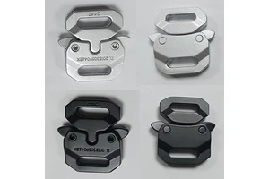 Factory Custom E2447 5/8 Inches Metal Quick Release Buckle Adjustable Zinc Alloy Heavy Duty Tactical Belt Buckles 16mm