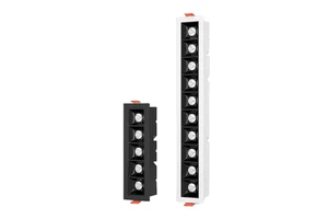 Best Selling 2W 4W 6W 8W 10W COB Aluminum LED Grille Light Linear Recessed Anti-Dazzle for Hotels Modern Design