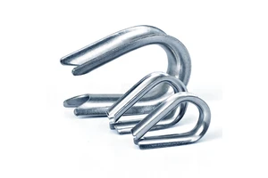 Quality Steel Wire Rope Thimble Wholesale Cable Thimble Riggings DIN6899A Galvanized Thimble Set Tools