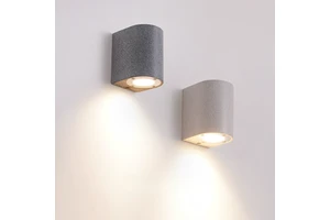Designers Creative Cement Terrazzo Lamps Nordic Simple Modern Bedroom Bedside Minimalist Decorative Wall Lamp