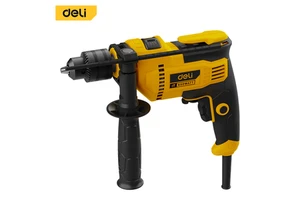 Deli EDL-CZ13-E5 Red Power Tool Electric Pick Heavy Duty High Power Through Wall Impact Concrete Slotting Multi-functional