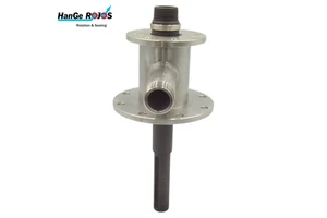 Customized DN25B.KY 304 Stainless Steel Water Rotary Joint Flange Connection High-Pressure 300 Bar Jaw-Jaw Type Polished Swivels