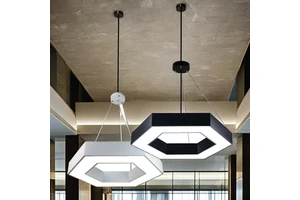 High Lumens Led Garage Ceiling Light LED Working Light Car Hexagon Garage Led Light For Car Wash Station And Garage