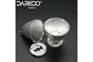 45MM Painted Electroplated Conical Lampshade Downlight Plastic Led Spotlight Lamp Reflector Led Light Cup