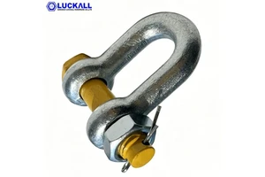 Bow Shackles Bolted Galvanized Alloy Steel US Type with Safety Bolt Pin for Heavy Industry Applications G2150