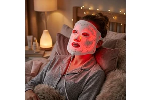 EYCO Flexible Face Skin Treatment Infra Led Photon Silicone Facial Beauty Device Red Light Therapy Mask
