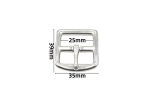 20mm/23mm/25mm/32mm Classic Stainless Steel Pin Buckle Replacement for Industrial Wear and Equipment Straps