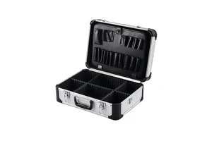 Customized Size Aluminium Carry Case Tool Suitcase Small Hard Aluminum Tool Case With Tool Board