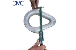 Alloy Steel Cast HDG Closed Body Hawser Thimbles Galvanized Finish Wire Rope Thimbles for Cable Rope