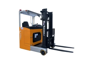 Zhongli 3-12m New Style Electric Reach Forklift Warehouse Stacker Truck Side-Slide Lithium Battery CE Certified 3-Stage Mast