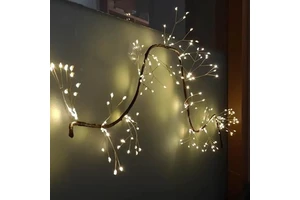 New Copper Wire Tree Branch Lamps Indoor Atmosphere LED Festival Lamp Beautiful Wall Decorative Lighting for Home