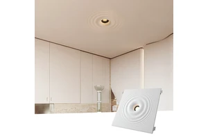 Water Ripple Plaster COB GU10 Spotlight Embedded 3CCT Dimmable Led Ceiling Light 10W Living Room Dining Room Hotel Gypsum Lamp