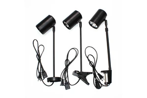 LED Exhibition Light Long Arm Clip Hanging Booth Back Wall Long Rod LED Telescopic Spot Light Exhibition Lighting