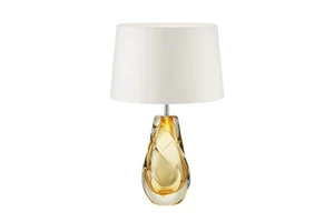 Hotel Decorative Crystal Drum Shade Table Lamp with Flexible Arm E14/E26 Bulb Base for Modern Bedroom Use