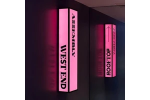 Modern LED Light Box Showcase Rectangle Indoor Advertising Light Box with Outdoor Illuminated LED Lighting Customizable