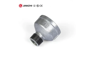 JIANZHI Malleable Iron Pipe Clamp Fittings Structural Mechanically Closed Nipple for GI Pipe