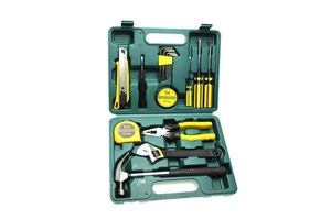 16PCS Precision Home Maintenance Hand Tools Box Electricians Auto Repair Tool Kit Set
