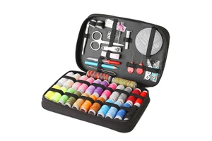 DIY Sewing Kit for Adults Beginners Home Portable Sewing Kit with Scissors Thimble Thread Needles Sewing Supplies Set