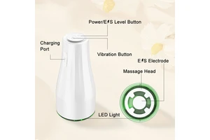 3 In 1 LED Light Therapy Massager High Frequency Vibration Skin Tightening Facial Beauty Device Anti-Wrinkle Face Lifting Tool