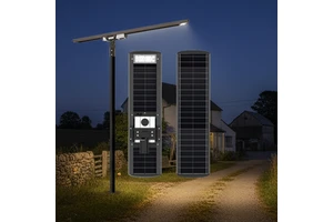 Road Construction Factory Lighting Solar Street Light IP65 Garden Courtyard Entrance Door Outdoor LED Solar Street Light