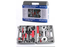 44pcs Bike Repair Tools Universal Bicycle Tool Kit Bicycle Repair Tool Box