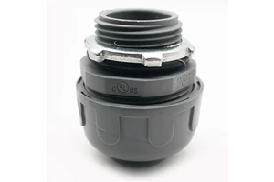 Nylon Liquid Tight Straight Electrical Conduit Connector Fitting Pipe Fittings with Surface Treatment